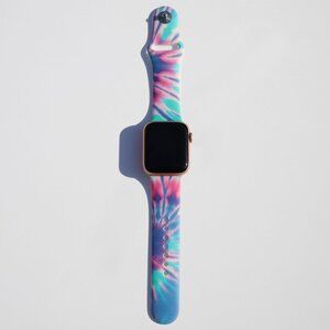 NEW Apple Watch Band Tie Dye Printed Silicone Strap Series 1-10 and SE